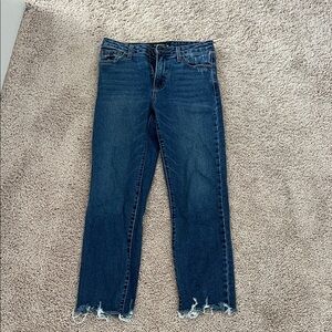 Just Black Dark Blue Cropped Jeans